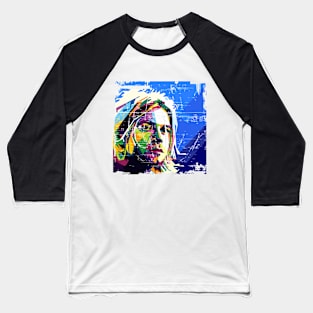 Kurt Cobain in Pop Art Baseball T-Shirt